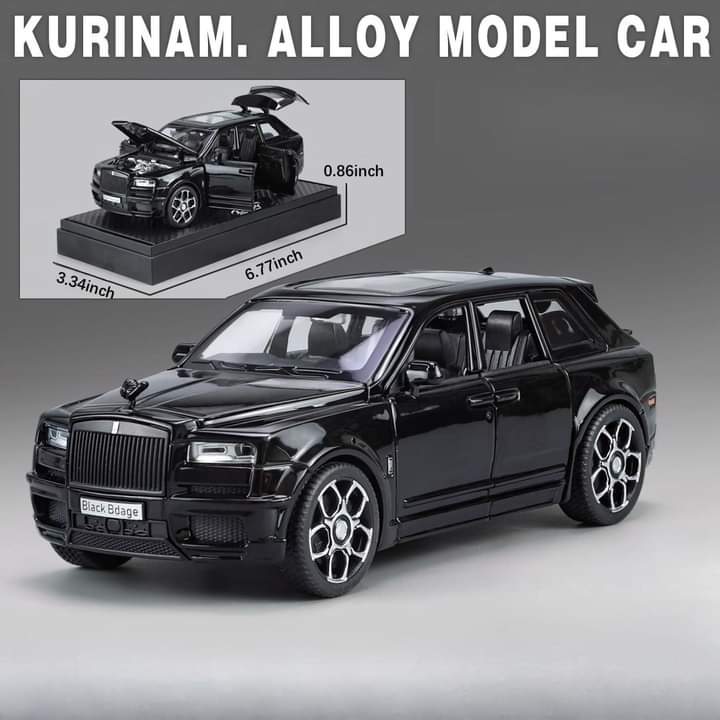 Picture of Rolls Royce Cullinan Die Cast Model Car  , All Part Openable & Engine Sound.