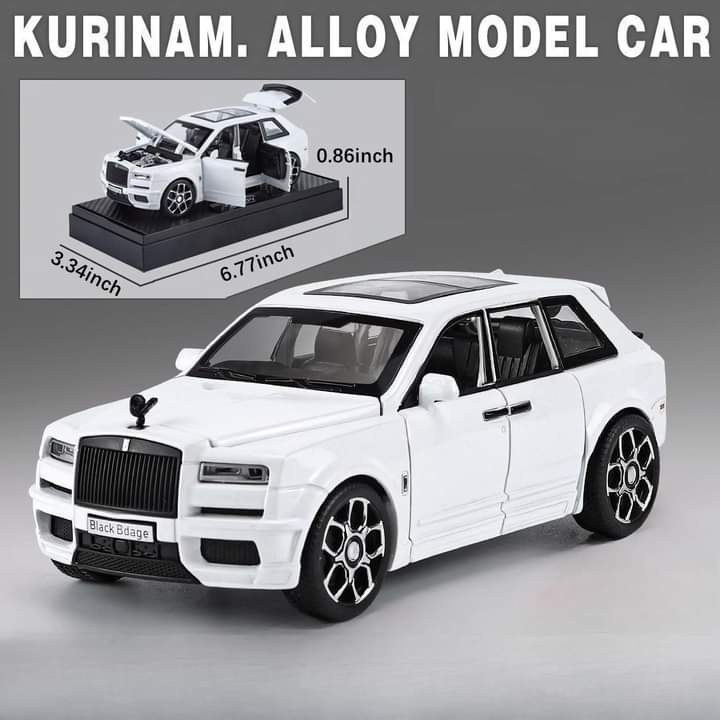 Picture of Rolls Royce Cullinan Die Cast Model Car  , All Part Openable & Engine Sound.