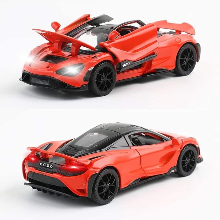 Picture of 1:32 Mclaren 765LT Die Cast Model Car With Transparent Box High Quality Car.