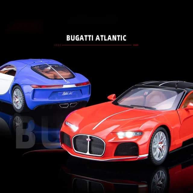 Picture of 1:24 Bugatti-Atlantic supercar Die Cast Model Car.