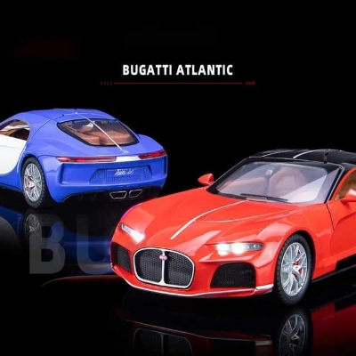 Picture of 1:24 Bugatti-Atlantic supercar Die Cast Model Car.