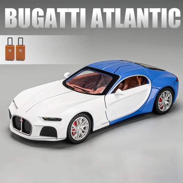 Picture of 1:24 Bugatti-Atlantic supercar Die Cast Model Car.