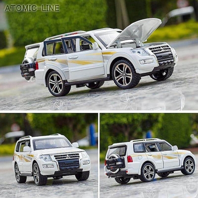 Picture of 1:32 Mitsubishi Pajero Die Cast Model Car , All part Openable Light Music & Pull Back Fiction.