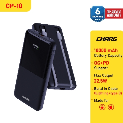 Picture of CHARG CP-10 10000 mAh 22.5W Fast Charging Power Bank
