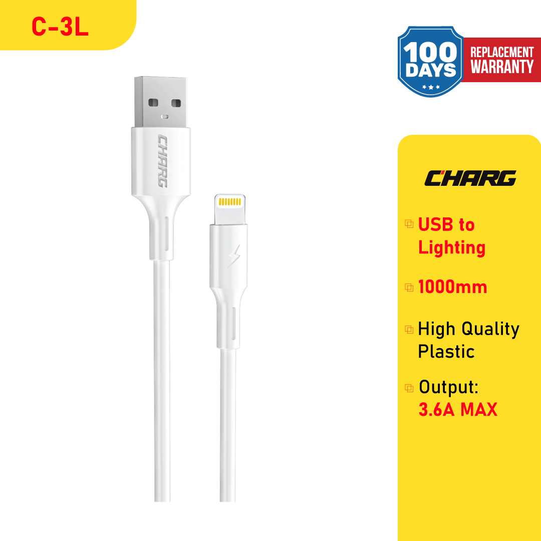 Picture of CHARG C-3L USB to Lighting 1M Data Cable