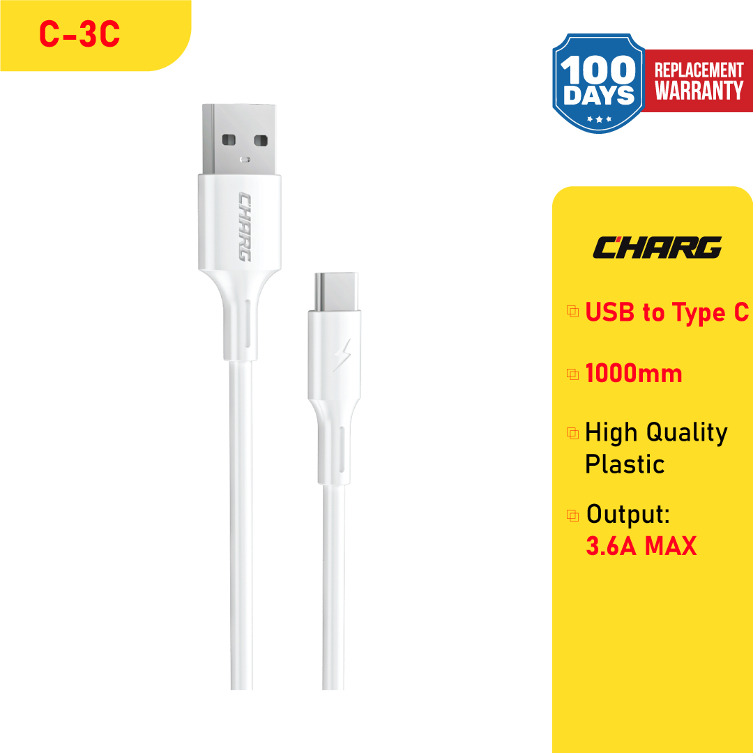 Picture of CHARG C-3C USB to Type C 1M Data Cable