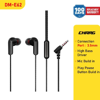Picture of CHARG DM-E62 3.5MM In-Ear Wired Earphone