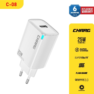 Picture of CHARG C-08 25W Type C Fast Charger