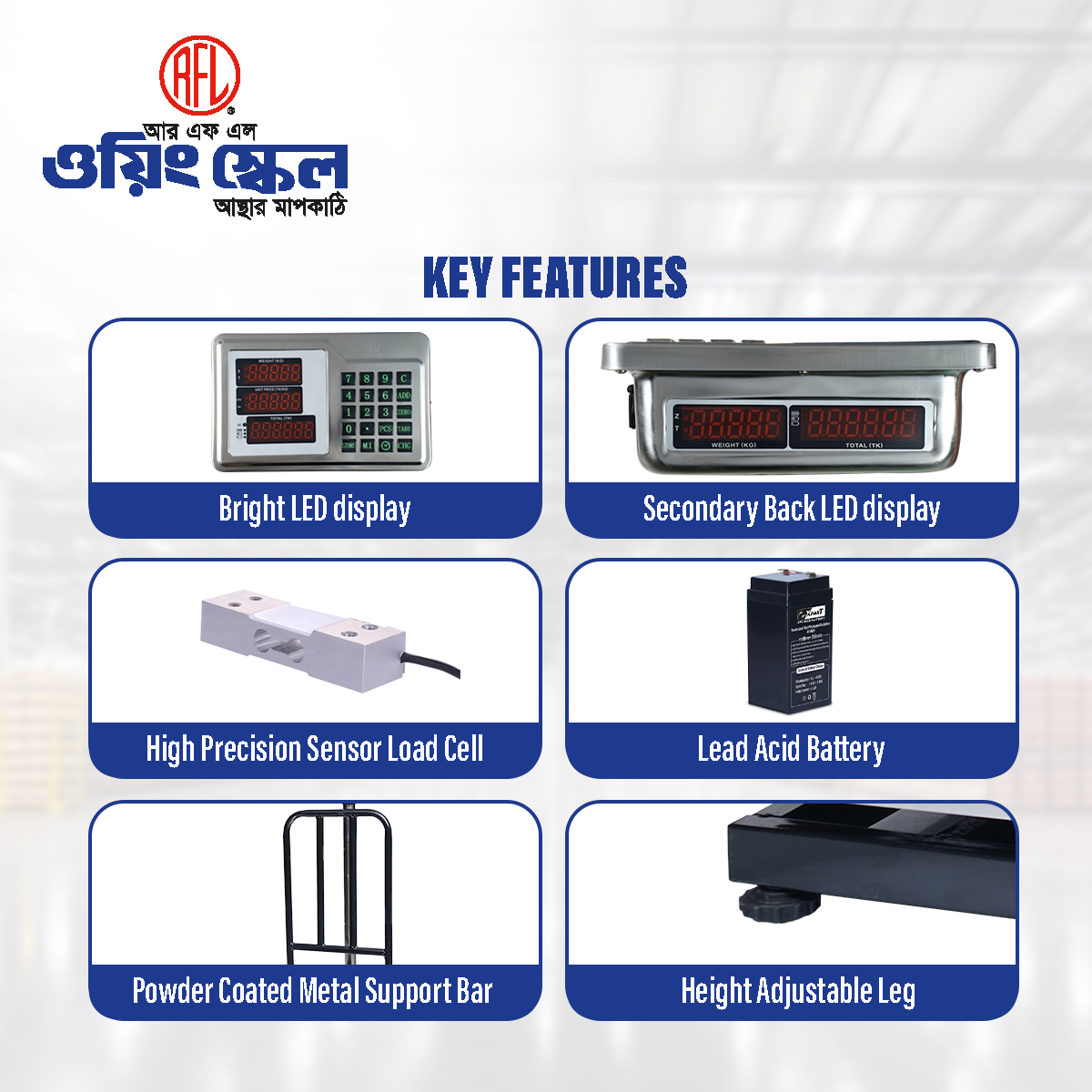 Picture of RFL Weighing Scale LA 116X300 300Kg