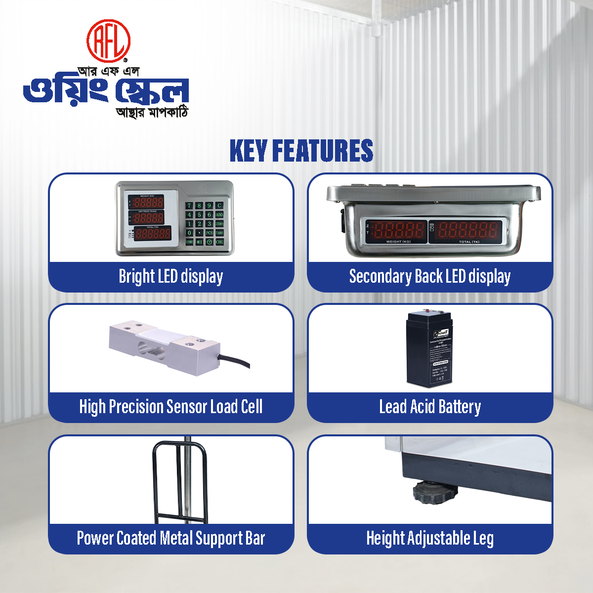 Picture of RFL Weighing Scale LA 116X200 200Kg