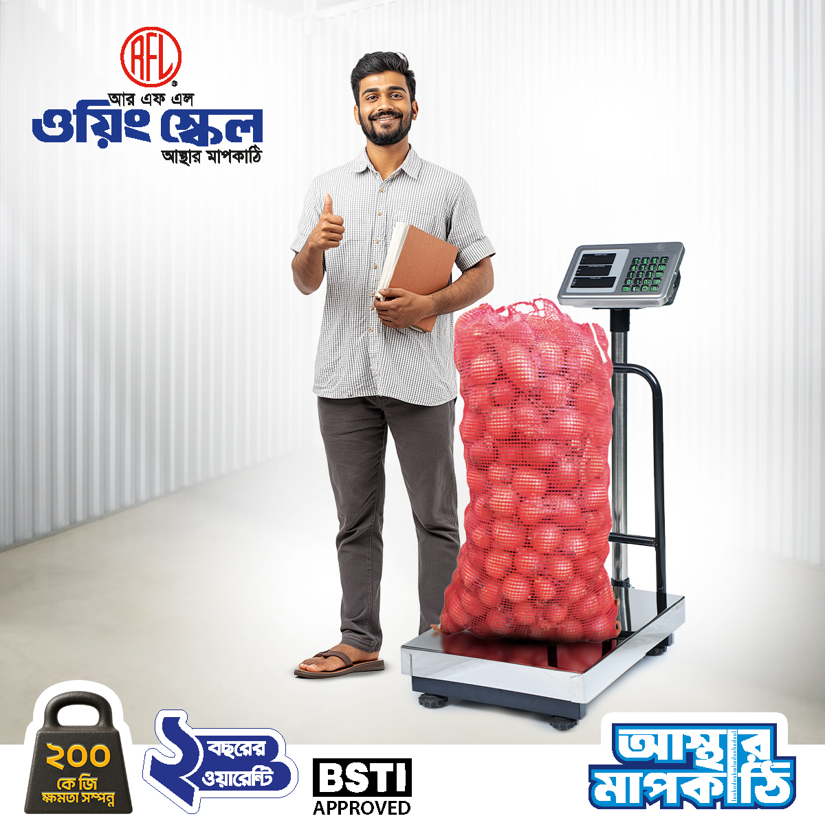 Picture of RFL Weighing Scale LA 116X200 200Kg