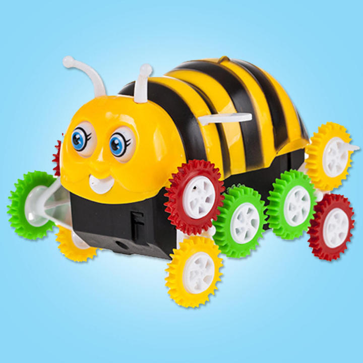 Picture of Happy Bee Battery Operated Musical Toy for Kids roll Over Bee Electric Toys with Bump & Go Action for Kids Light & Sound Toys (Pack of 1) Colour May Vary