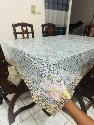 Picture of Transparent & Designed Table Cloth for Dinning Table - BK-456