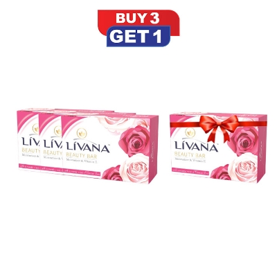 Buy PRAN Livana Beauty Bar White Chamomile 100gm Online