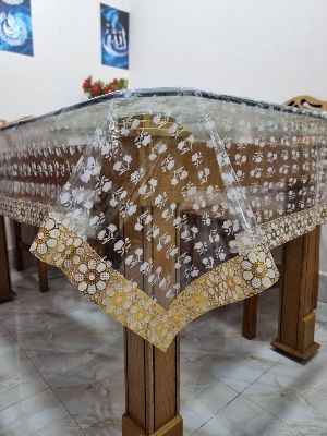 Picture of Transparent & Designed Table Cloth for Dinning Table - BK-454