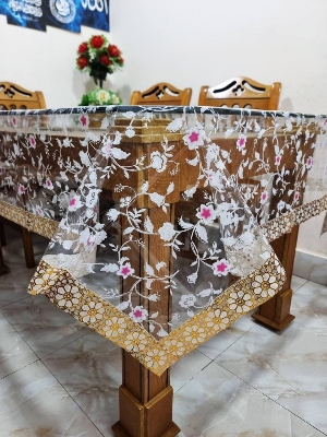 Picture of Transparent & Designed Table Cloth for Dinning Table - BK-453