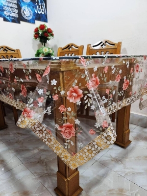 Picture of Transparent & Designed Table Cloth for Dinning Table - BK-452