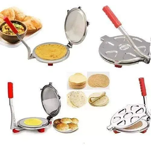 Picture of Affix Stainless Steel Kitchen Press Roti/Puri Maker Machine