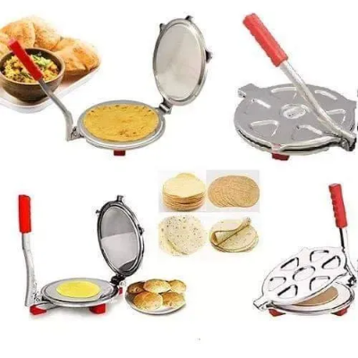 Picture of Affix Stainless Steel Kitchen Press Roti/Puri Maker Machine