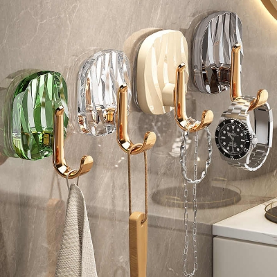 Picture of 4 PCS Acrylic Hook Punch-free Self-adhesive