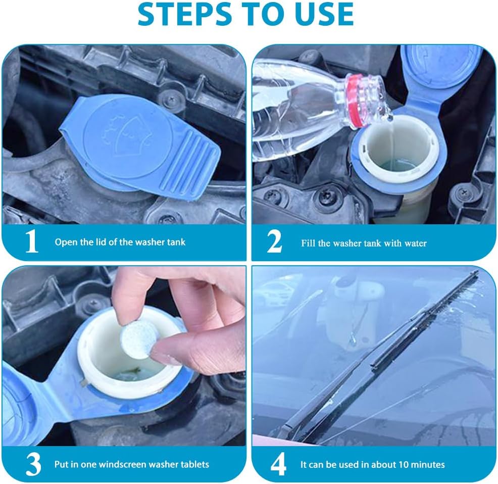 Picture of Car Screenwash Wiper Cleaning Tablets 20 Pcs