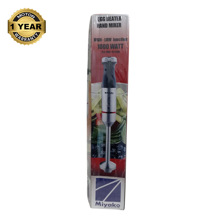 Picture of Miyako Electric Hand Blender/ Hand Mixer/ Egg Beater 1000 watt HB-7701 High & Low Function