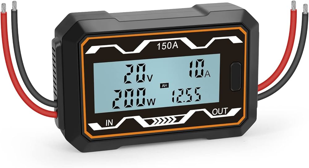 Picture of Meter 100A/200A Precision Watt Meter DC Power Meter Voltmeter