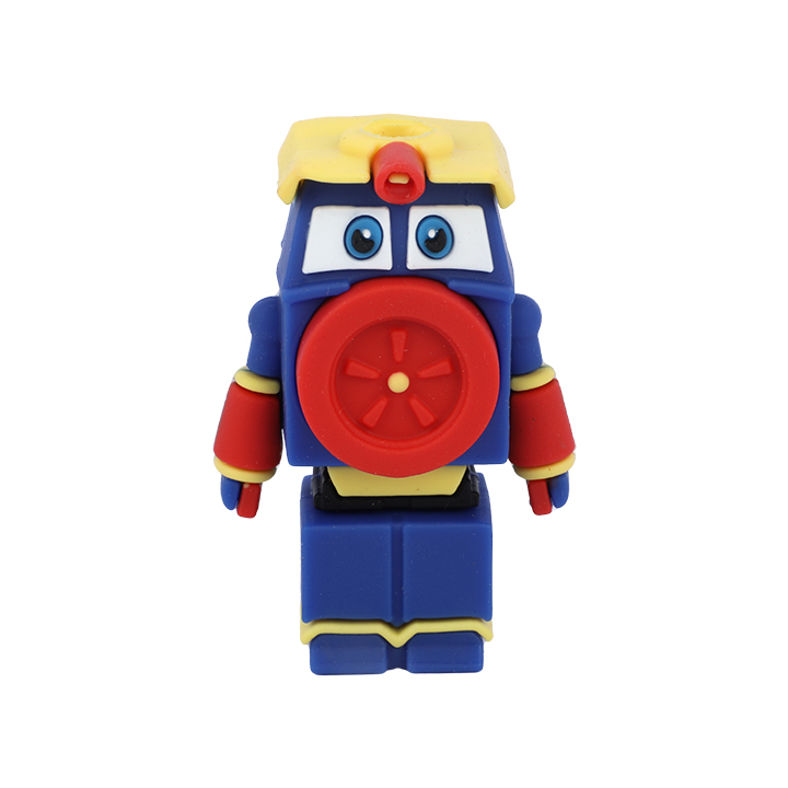 Picture of Robot Train Cartoon Character Random Multi Color