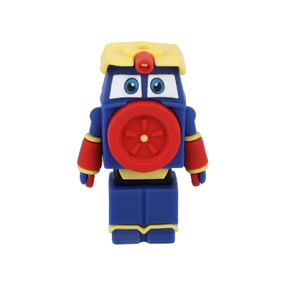 Picture of Robot Train Cartoon Character Random Multi Color