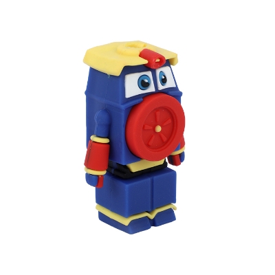 Picture of Robot Train Cartoon Character Random Multi Color