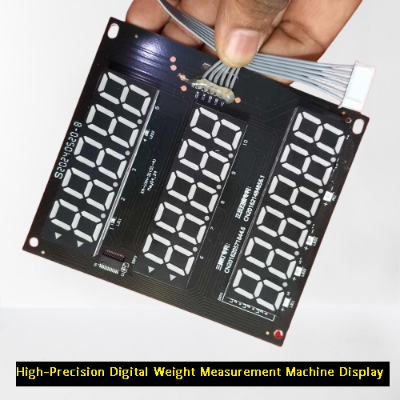 Picture of High-Precision Digital Weight Machine Display | LCD Panel for Electronic Scale Adapters | DIY Weighing Scale Indicator