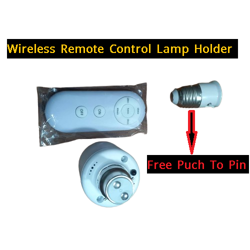 Picture of Remote Control Wire-less LED Lamp Holder