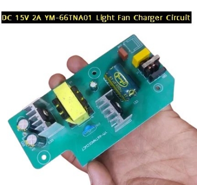 Picture of YM-66TNA01 Charger Fan Circuit 15V 2A | AC DC Light + Fan Control Circuit Board Module Adapters | DIY Fan Repair PCB
