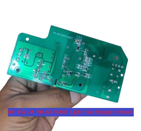 Picture of YM-66TNA01 Charger Fan Circuit 15V 2A | AC DC Light + Fan Control Circuit Board Module Adapters | DIY Fan Repair PCB
