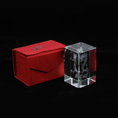 Picture of Crystal Chinese Dragon Paperweight