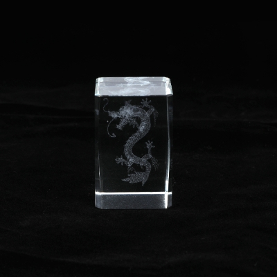 Picture of Crystal Chinese Dragon Paperweight