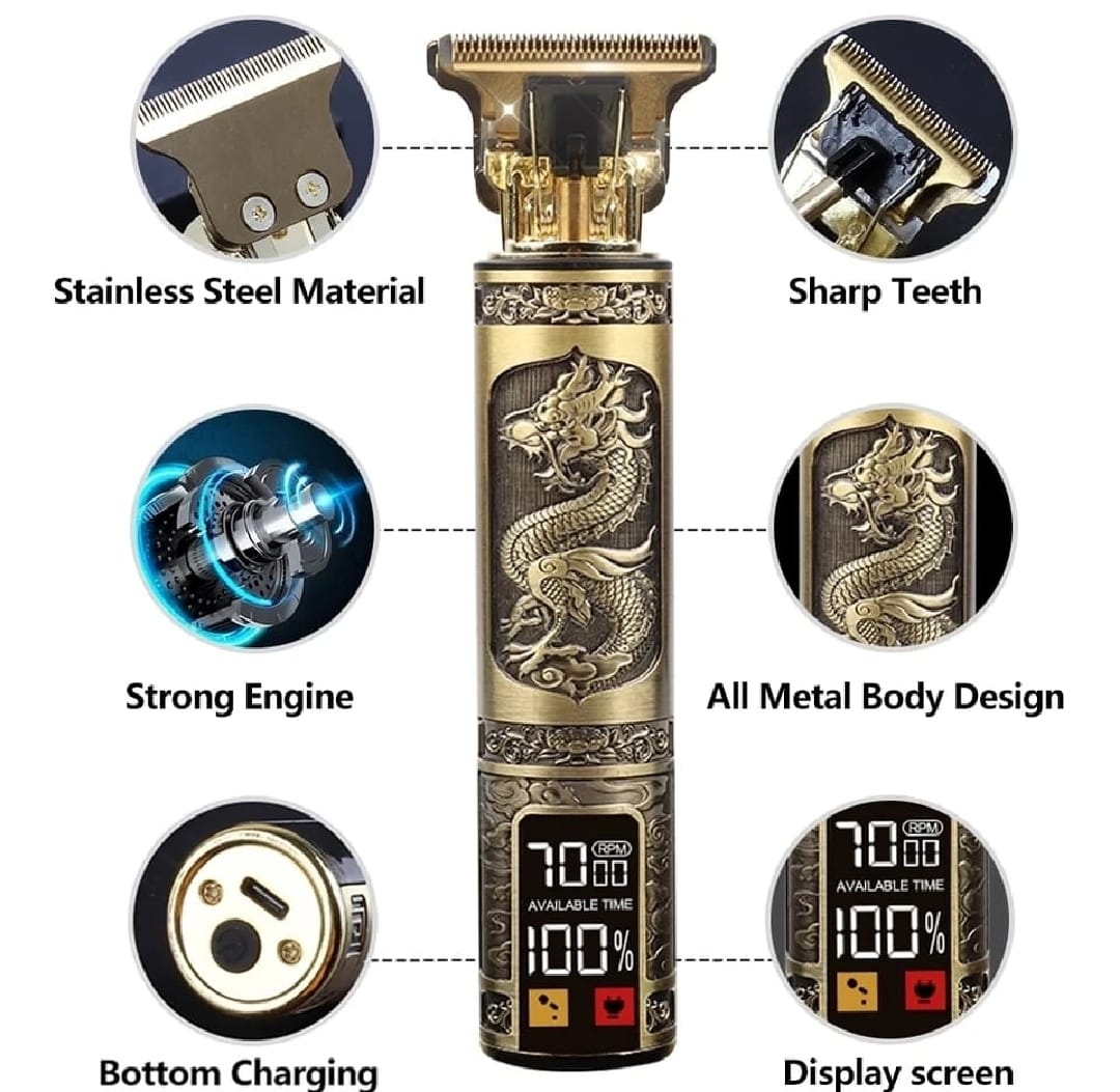 Picture of Vintage T9 Hair Cutting Machine Hair Trimmer Recharge Professional Cordless Hair Trimme