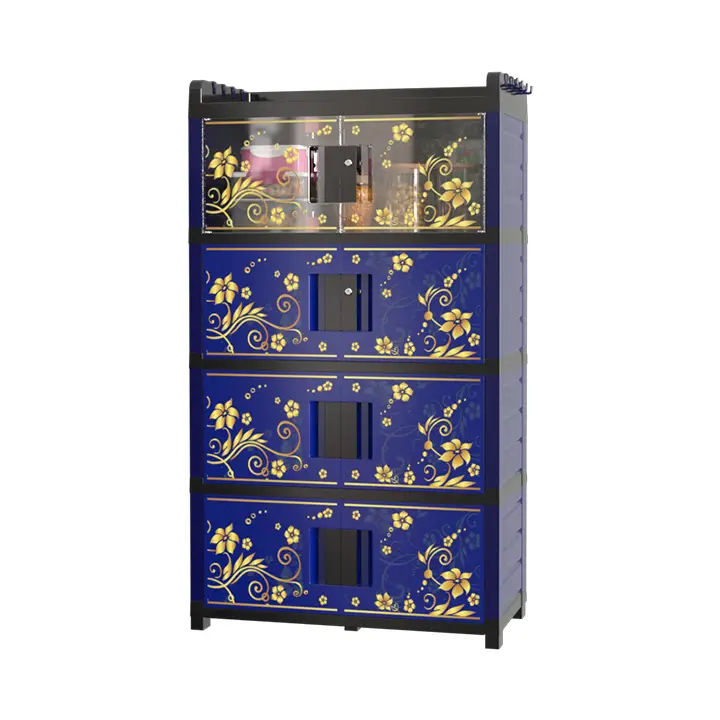 Buy Kitchen Cabinet Violet Black-TEL Online at Best Price