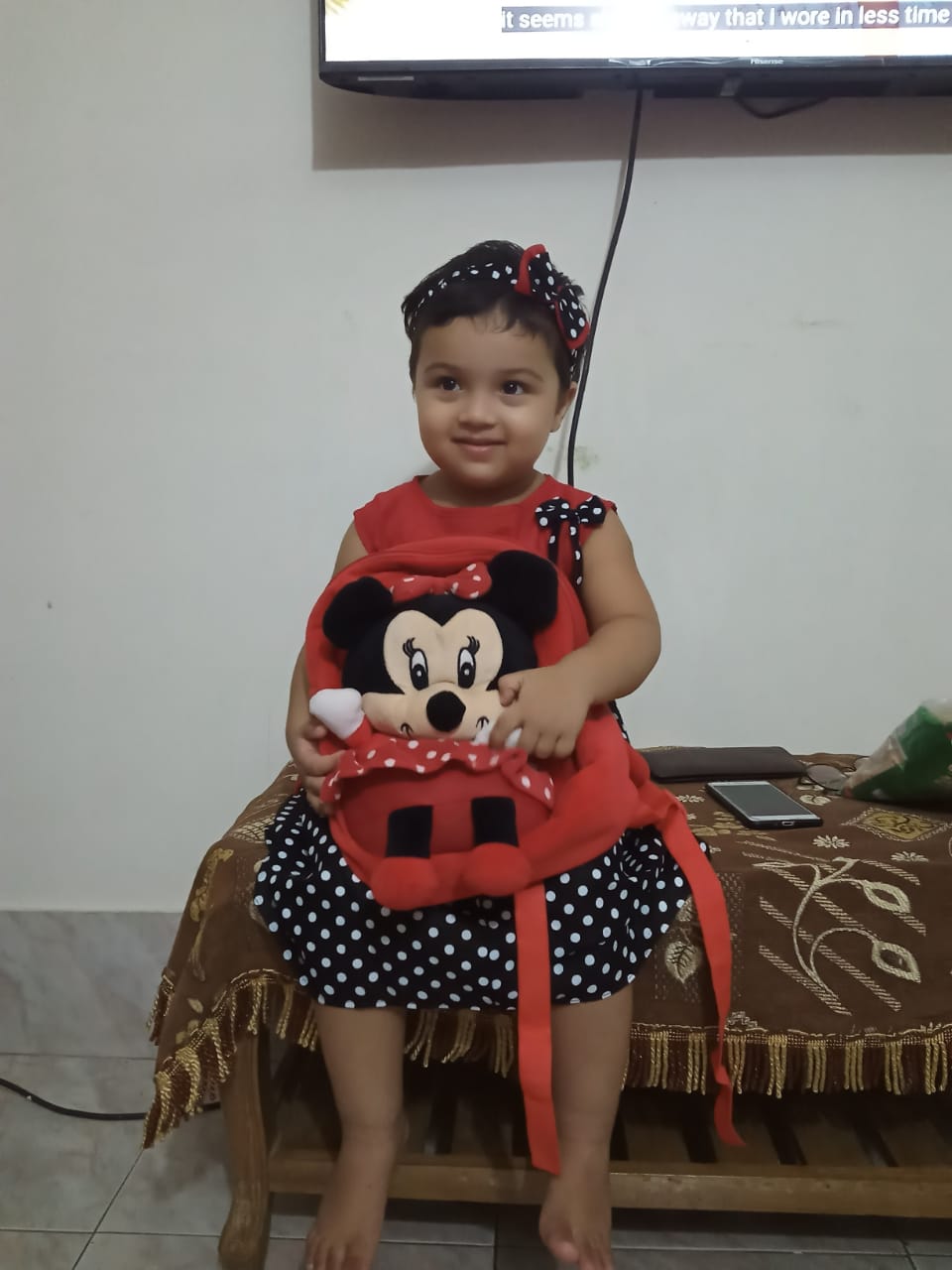 Picture of Baby Girls Black And White Stype Fashionable Beautiful Baby Dress 0-12 years