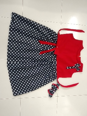 Picture of Baby girls cotton dress for 0-12 years -বাচ্চাদের জামা
