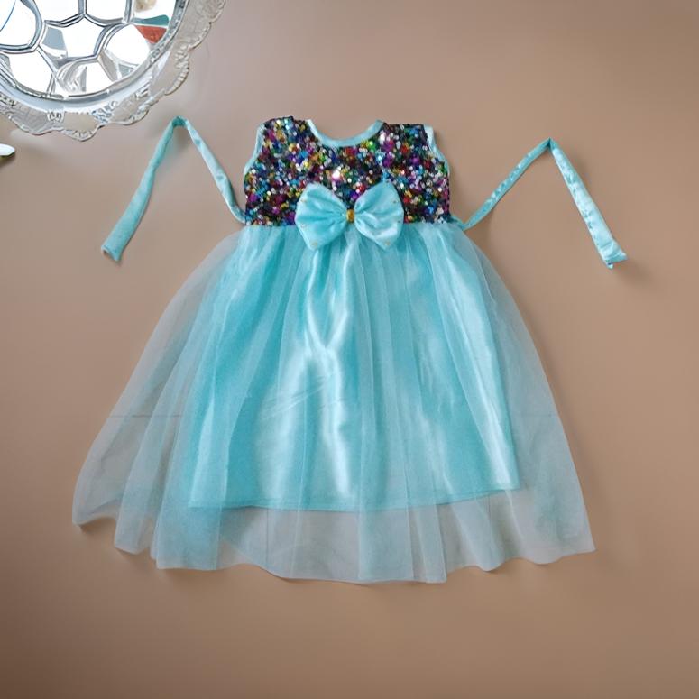Picture of Party dress for ,Weeding and birthday dress for  1-12 years baby
