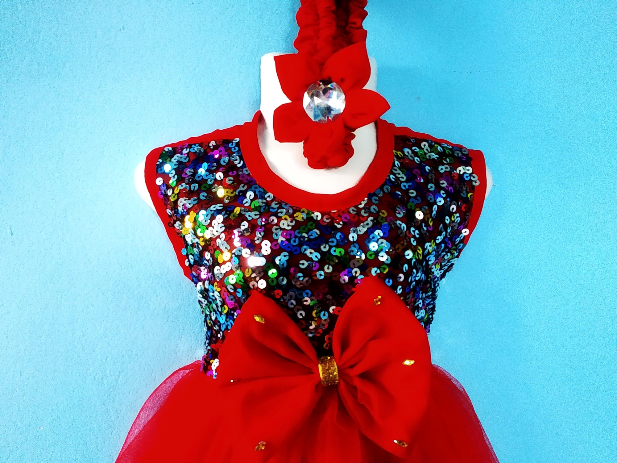 Picture of Baby Girl  Sequin party Dress for all ocations 0-12 years