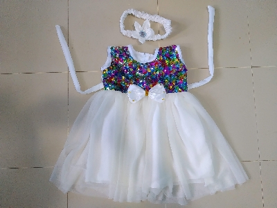 Picture of Party dress for ,Weeding and birthday dress for 0-7 years baby - বাচ্চাদের জামা