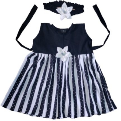 Picture of Baby girls fashionable beautiful dress for 0 to 12  years babies - বাচ্চাদের জামা