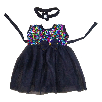 Picture of Party dress for ,Weeding and birthday dress for  0-12 years baby