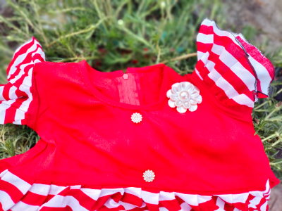 Picture of HOME made Baby girls Fashionable beautiful dress for  all season 0-7