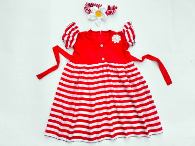 Picture of HOME made Baby girls Fashionable beautiful dress for  all season 1 2 3 4 5 6 7