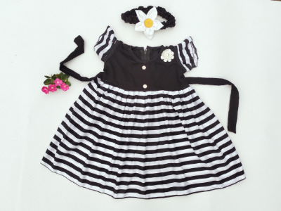 Picture of HOME made Baby girls Fashionable beautiful dress for  all season 0-12