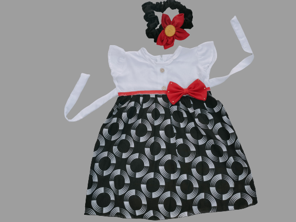 Picture of Party dress for ,Weeding and birthday dress for 0-12 years baby - Easy To maintain