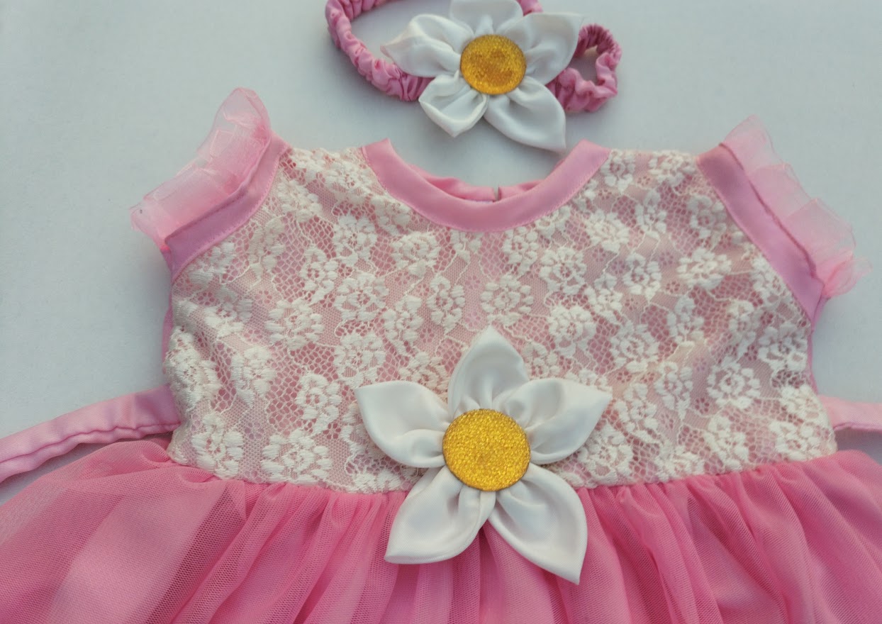 Picture of Exclusive Gorgeous home made Baby Girl birthday Party Frock 0-7